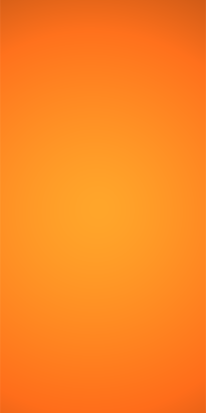Driftlight app screen showing a warm orange breathing light